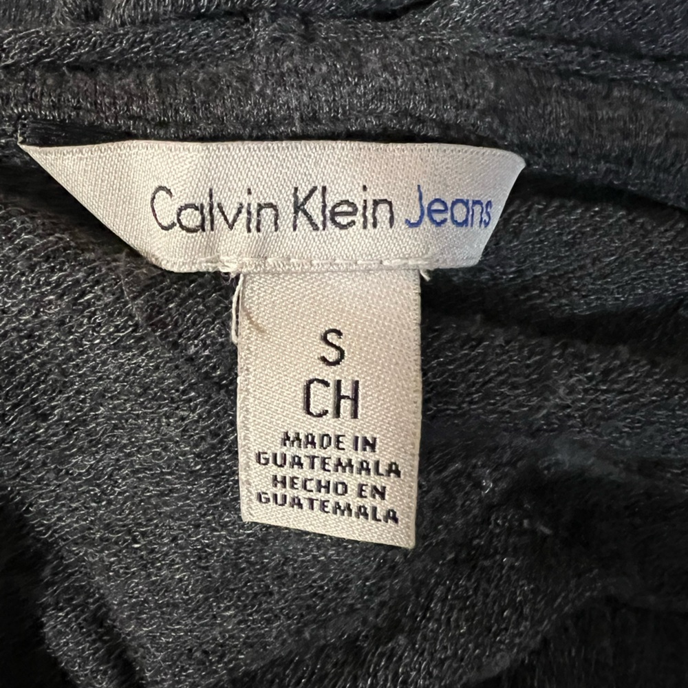 Calvin Klein Gray Hoodie Women’s Sz S - Picture 3 of 3